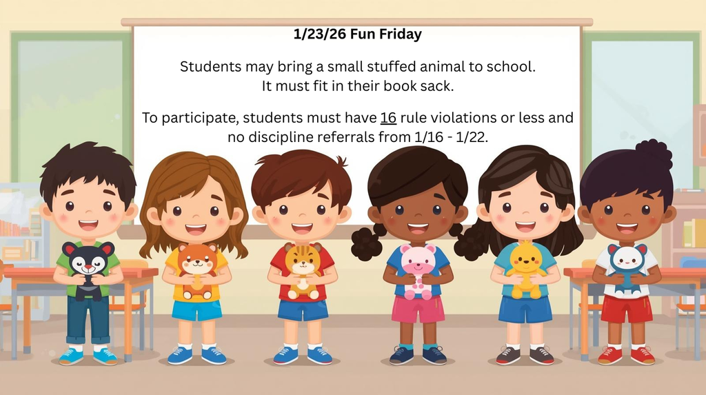 1/23/26 Fun Friday Small stuffed animal