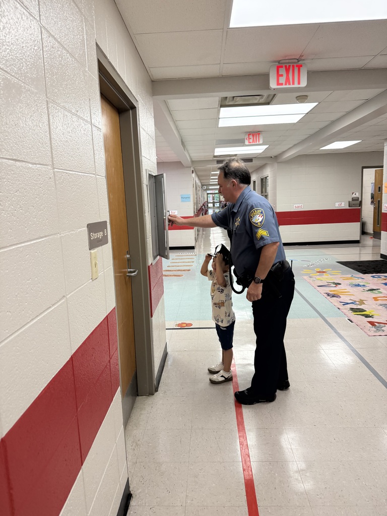 Checking the fire extinguisher to make sure they are ready for use if we need them. 