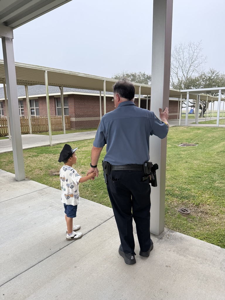 Checking our school campus to make sure it’s safe for our BES Kittens. 