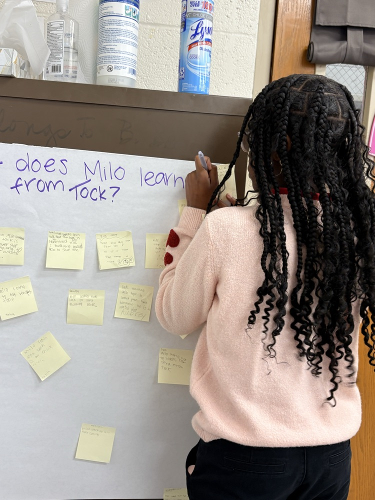 Chalk Talk this morning in ELA 📖📋📝