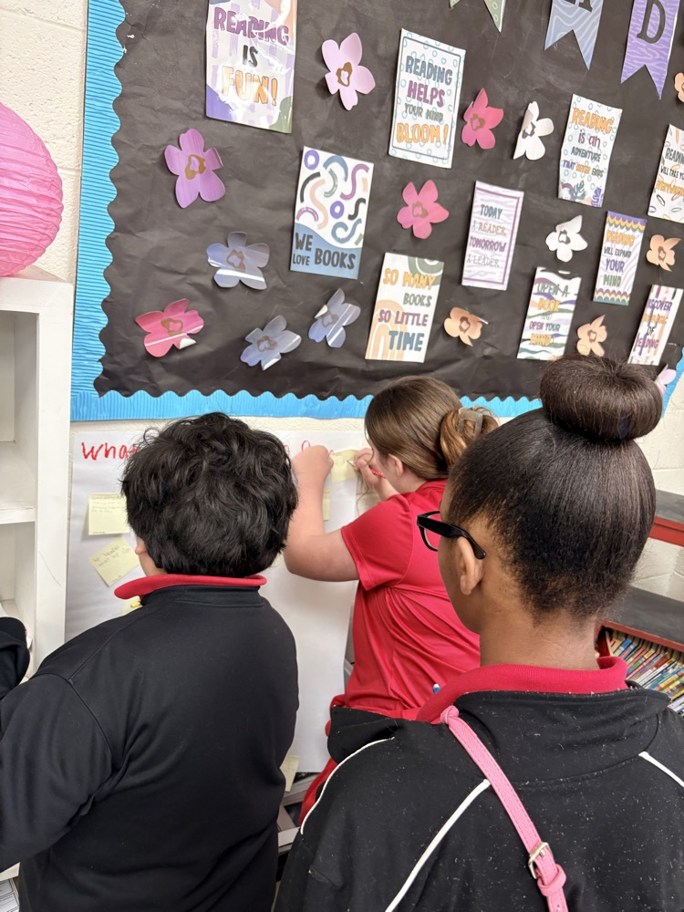 Chalk Talk this morning in ELA 📖📋📝