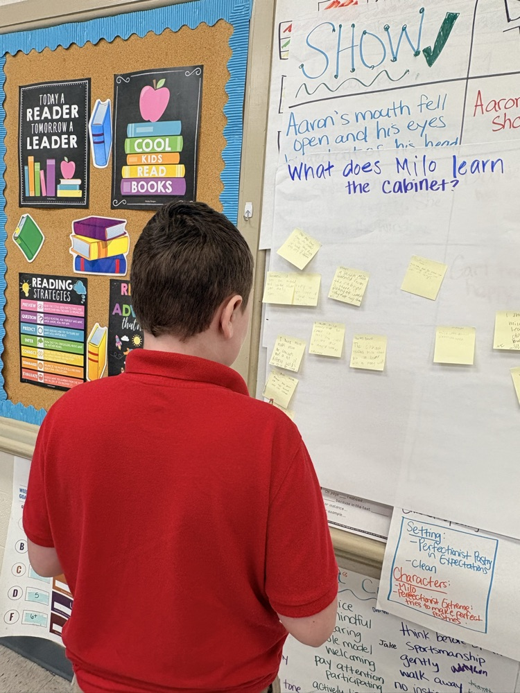 Chalk Talk this morning in ELA 📖📋📝