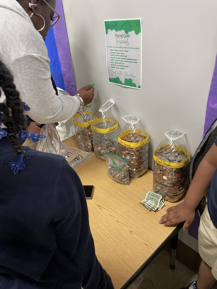 adding coins to buckets