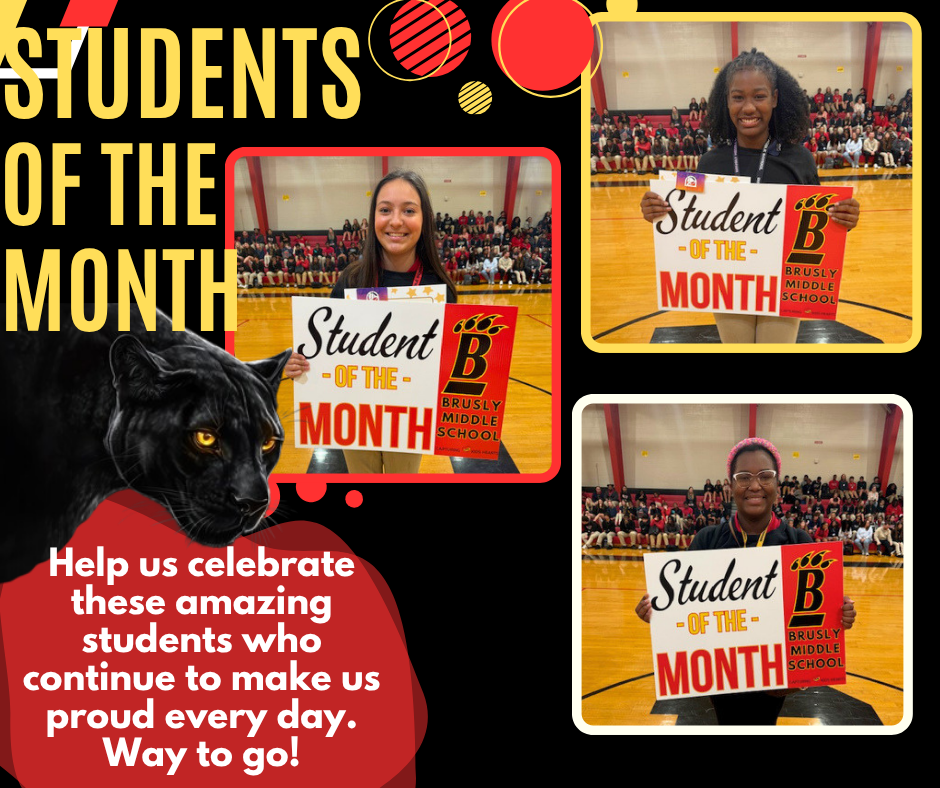 STUDENTS OF THE MONTH