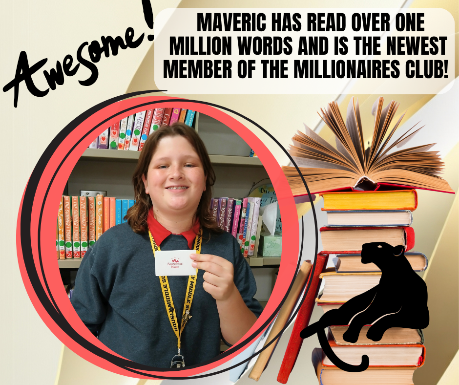 MAVERIC IS THE NEWEST MEMBER OF THE MILLIONAIRESE CLUB