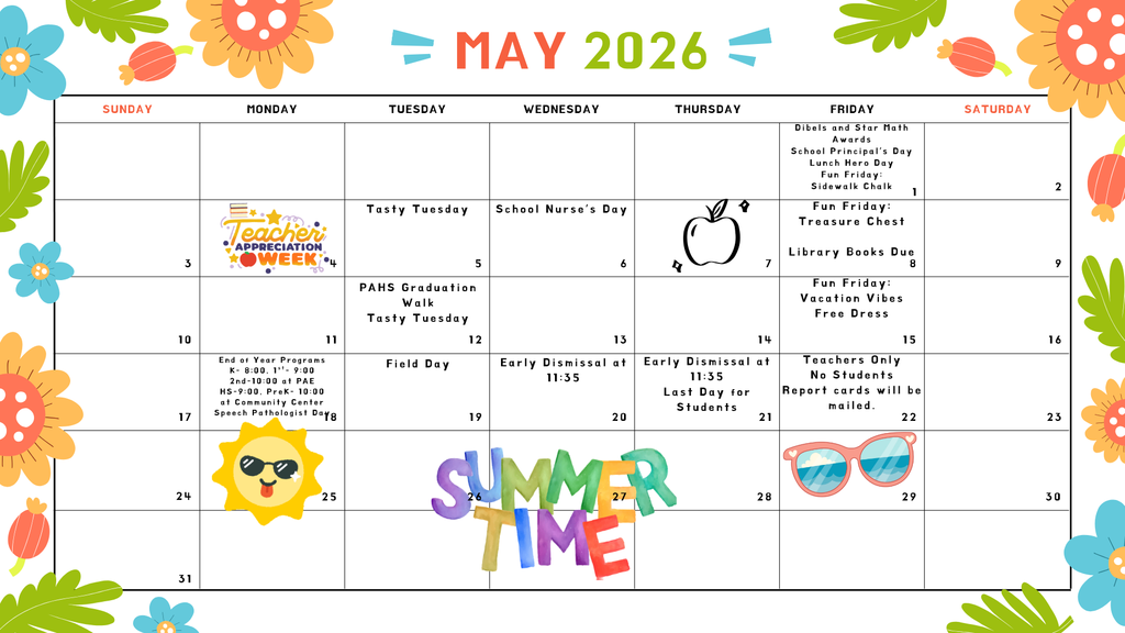 May 2026 Calendar