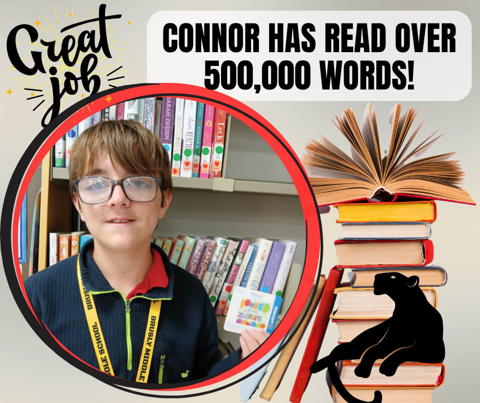 connor read over 500,000 words