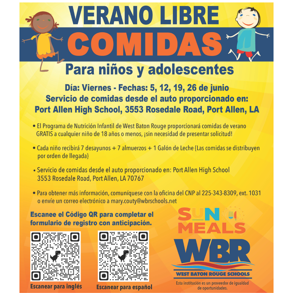 Verano Libre Comidas
