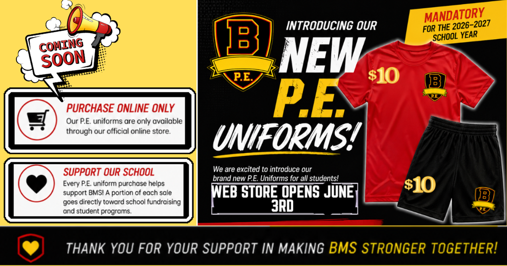 NEW PE UNIFORMS MANDATORY FOR 26-27 SCHOOL YEAR