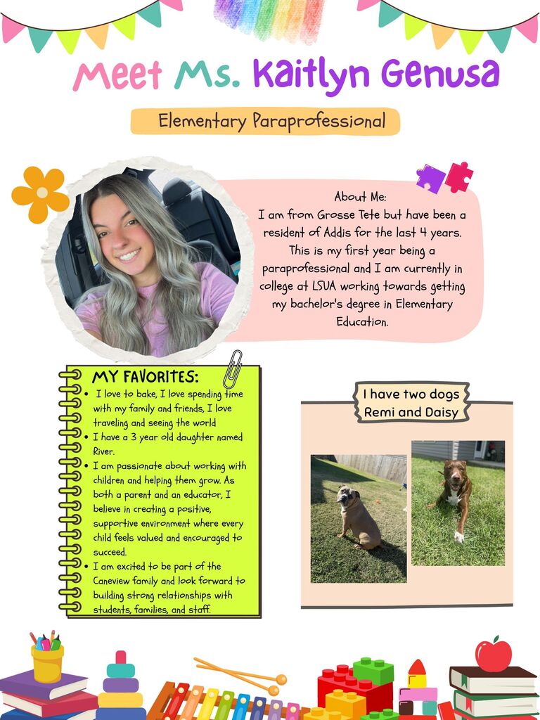 Meet Ms. Kaitlyn Genusa