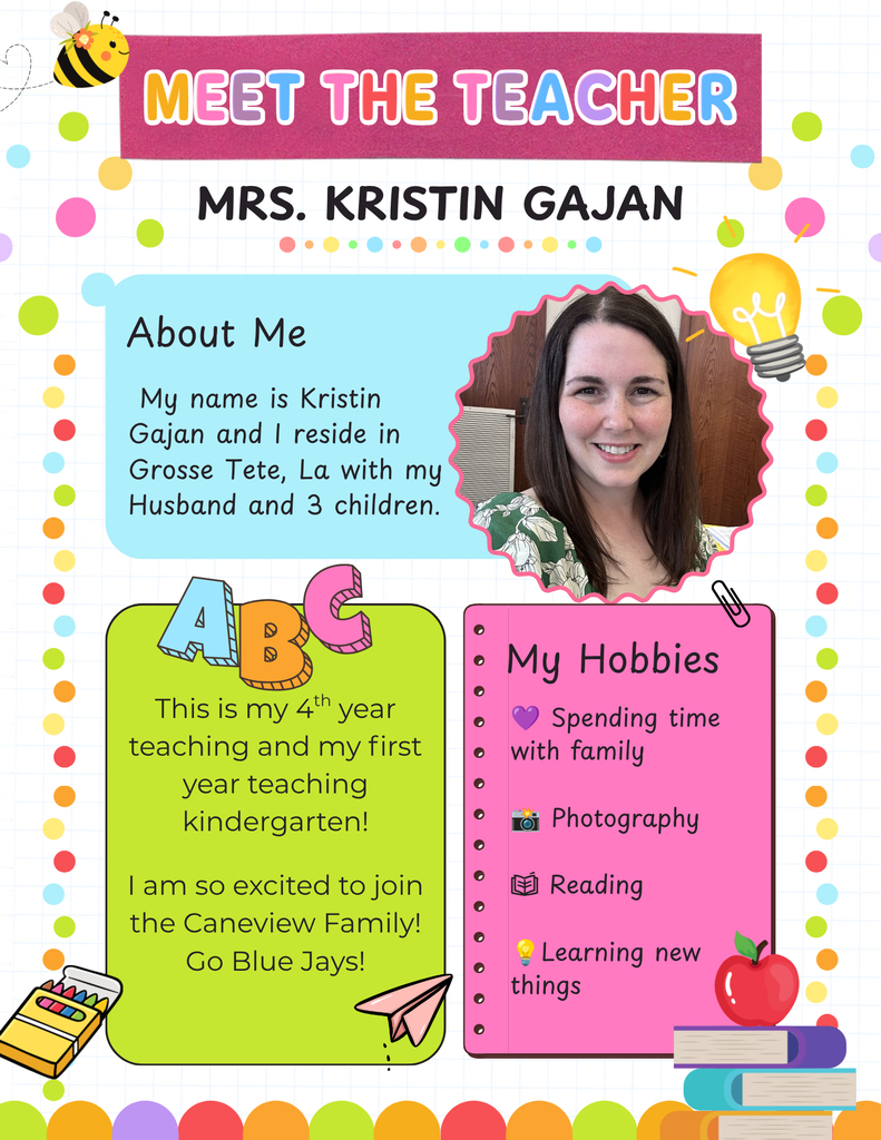 Kindergarten Teacher - Kristin Gajan