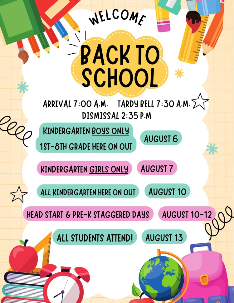 back to school dates