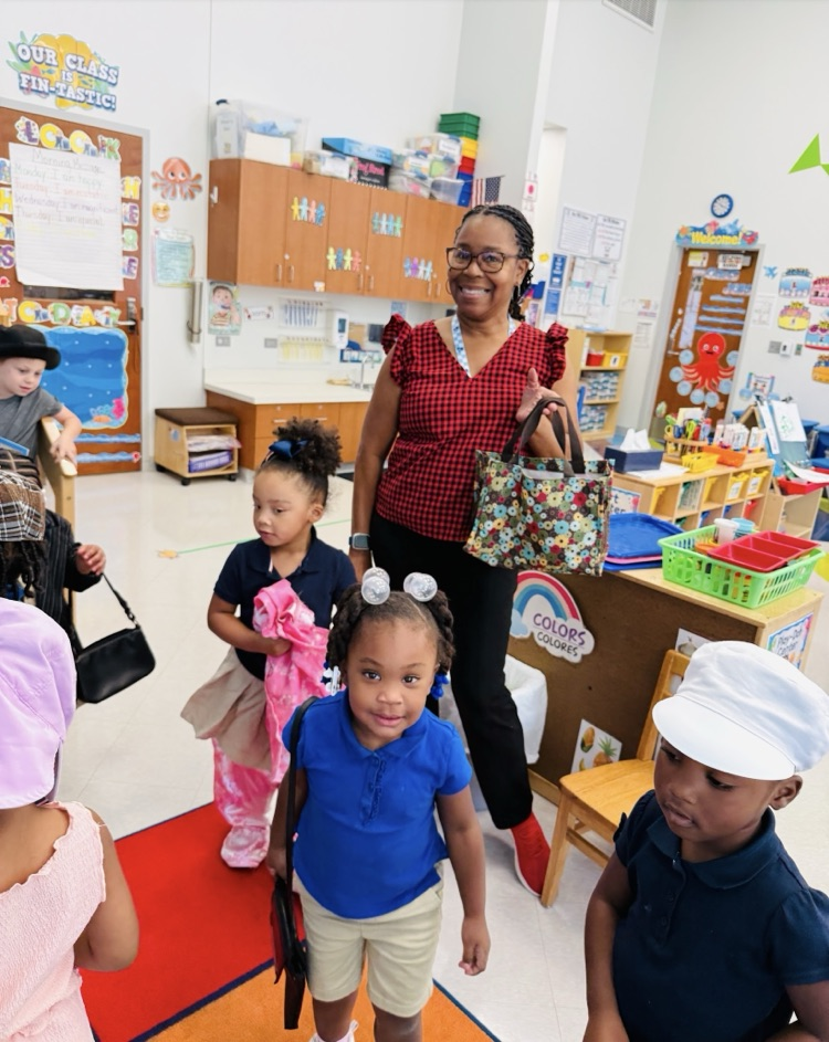 Storytime in Ms. Butler and Mrs. Byrd's was all about Aunt Jessie's Hats. Aunt Jessie brought her hat collection to their classroom. 