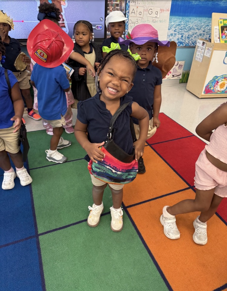 Storytime in Ms. Butler and Mrs. Byrd's was all about Aunt Jessie's Hats. Aunt Jessie brought her hat collection to their classroom. 