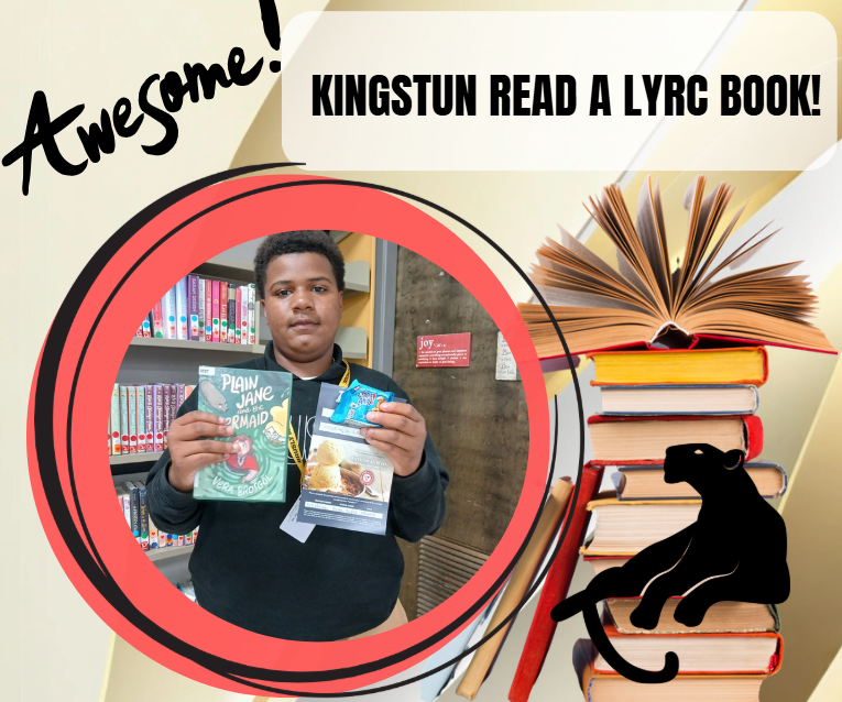 Kingstun read a LYRC book!