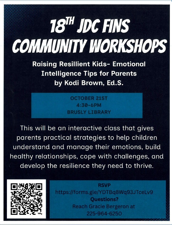 JDC FINS COMMUNITY WORKSHOPS