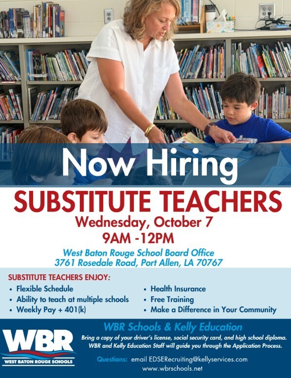 hiring open house flyer