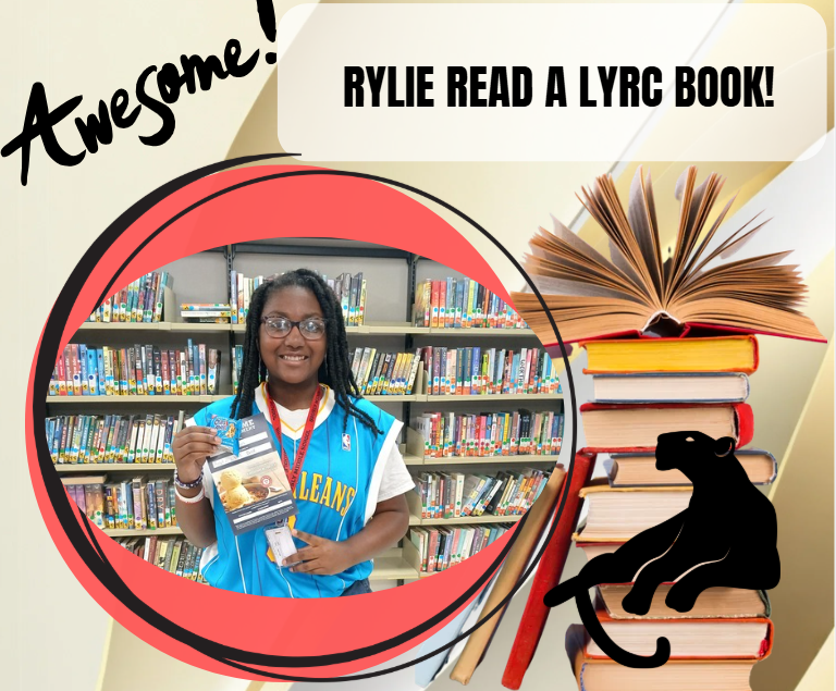 Rylie read a LYRC book.