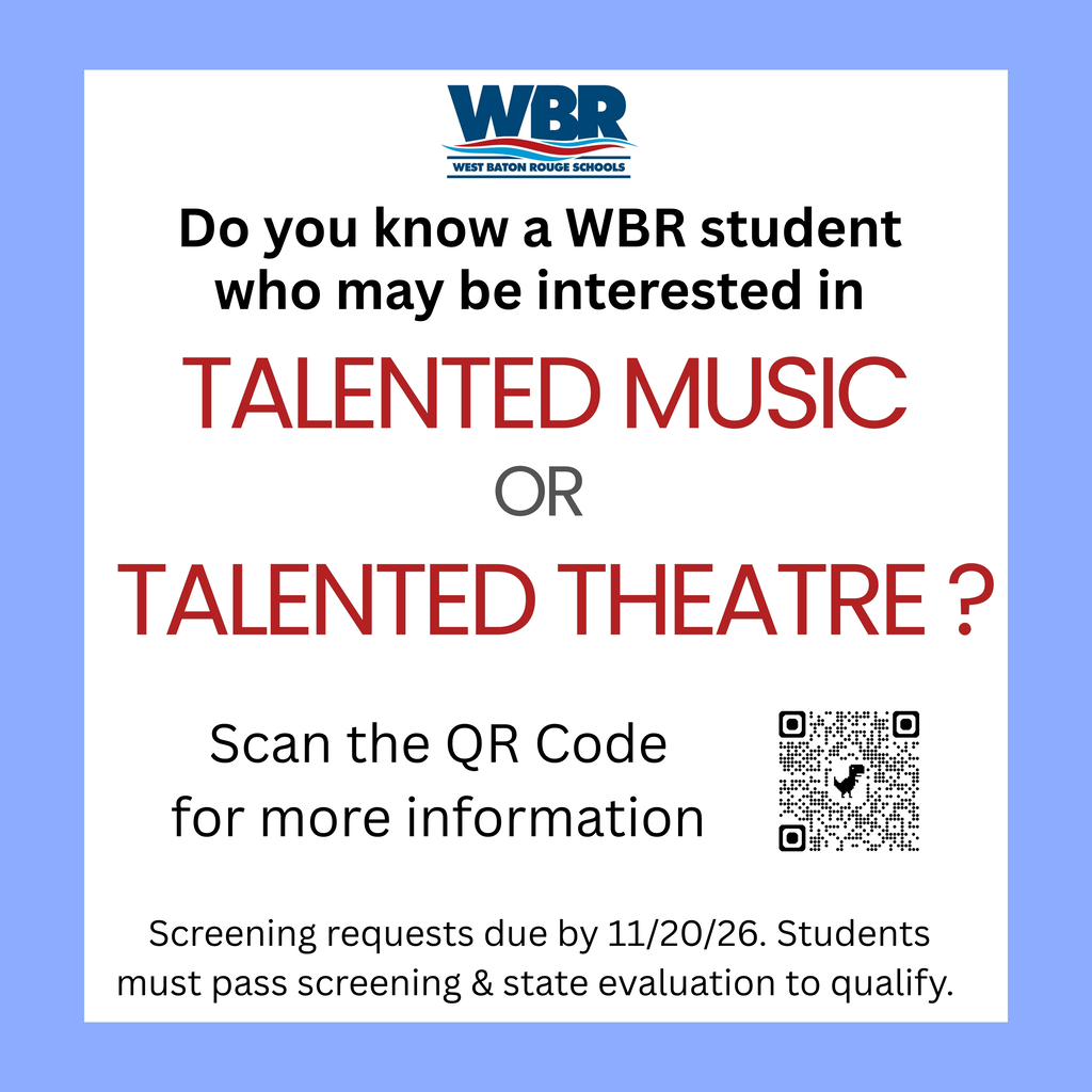 talented music and theatre screening announcement