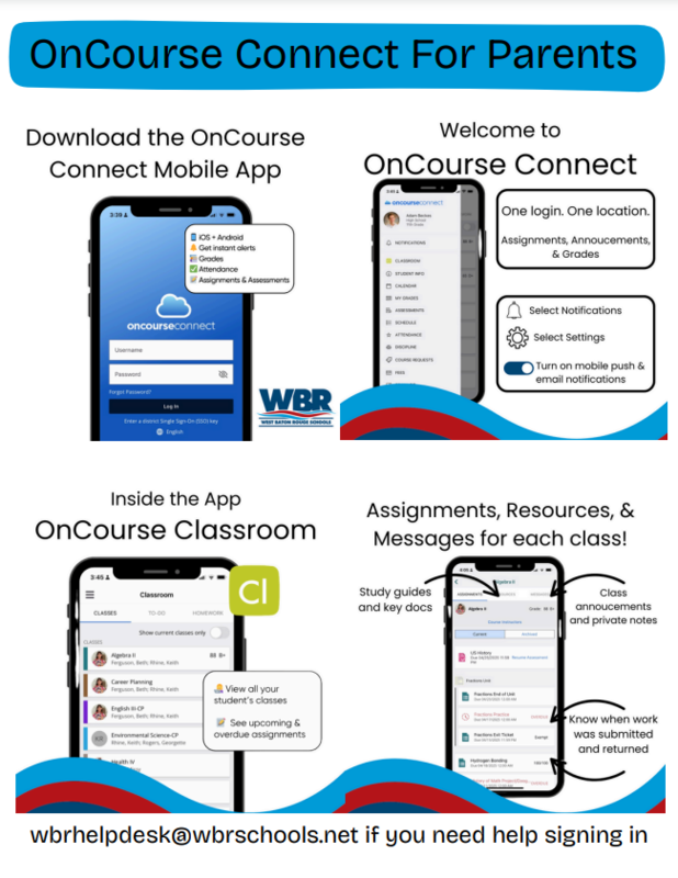 OnCourse Connect for Parents