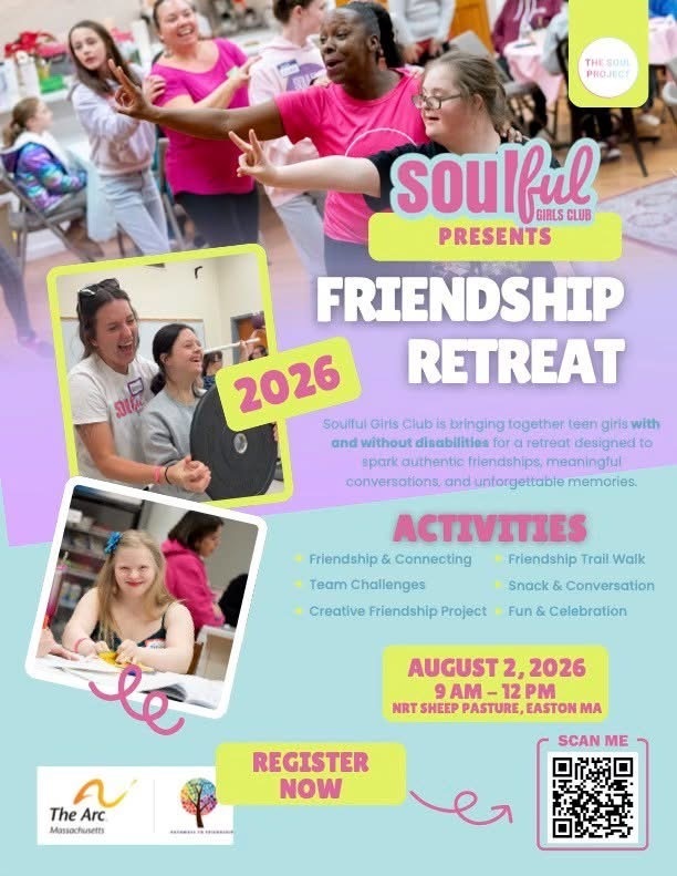 Flyer for Soulful Girls Club Friendship retreat
