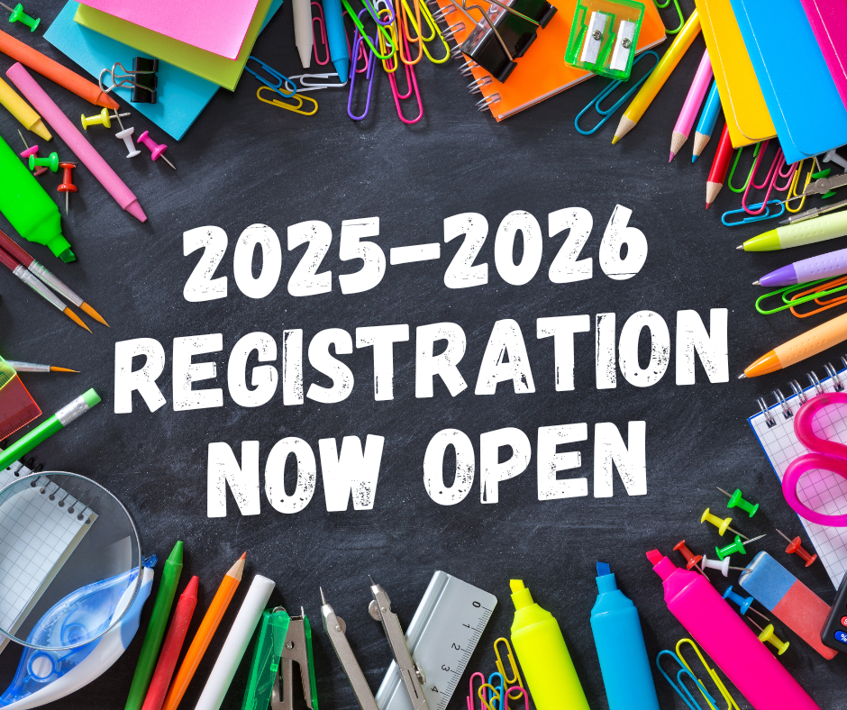 2025-2026 Registration Now Open