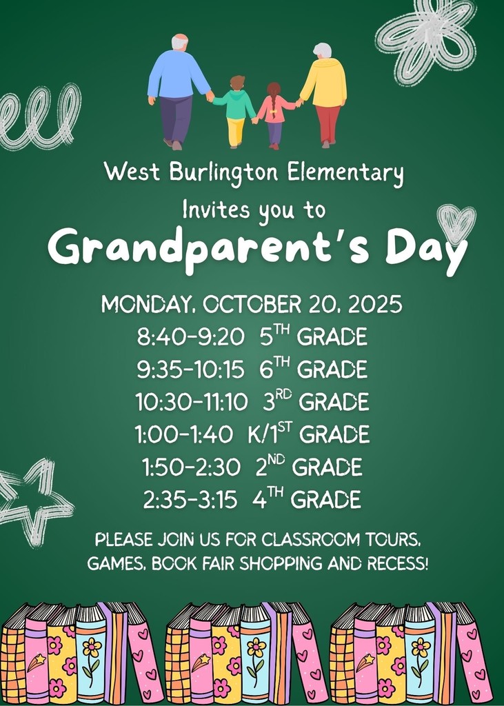 Grandparent's Day Schedule - October 20th, 2025