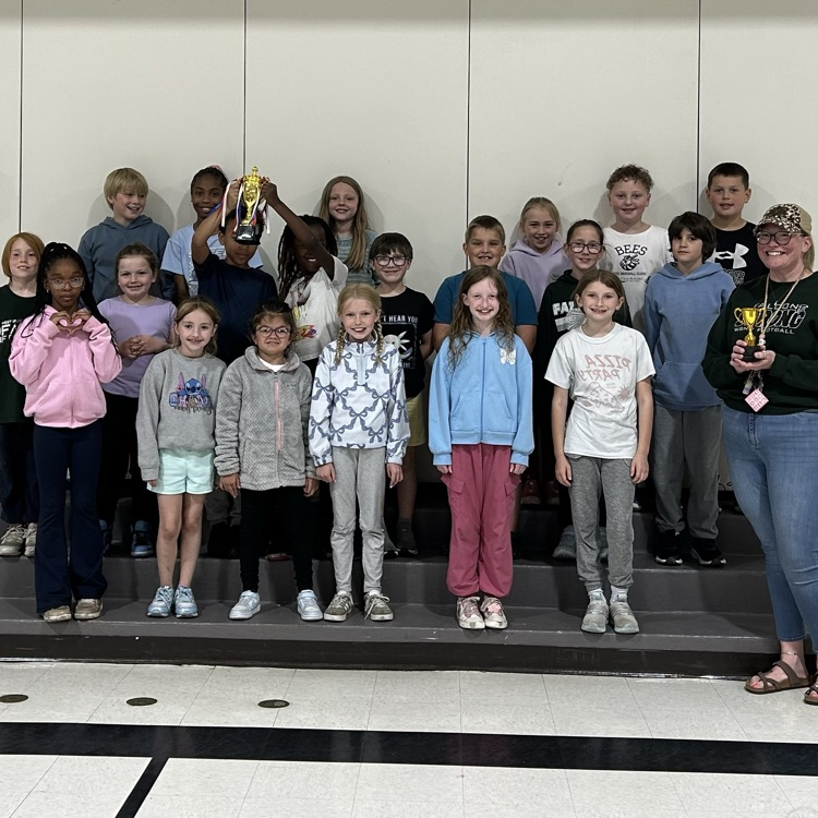 Miss Bergman’s class won overall by 1 point!