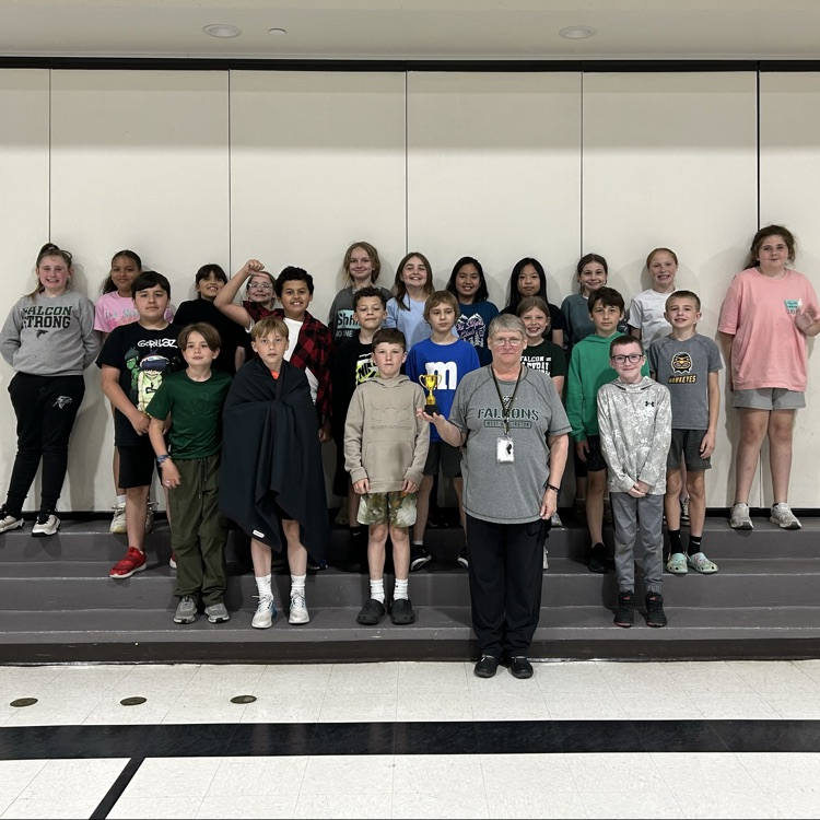 Ms. Nudd’s room won for 4th grade!