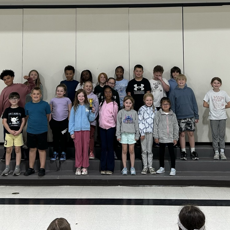 Miss Bergman’s class won for 3rd grade!