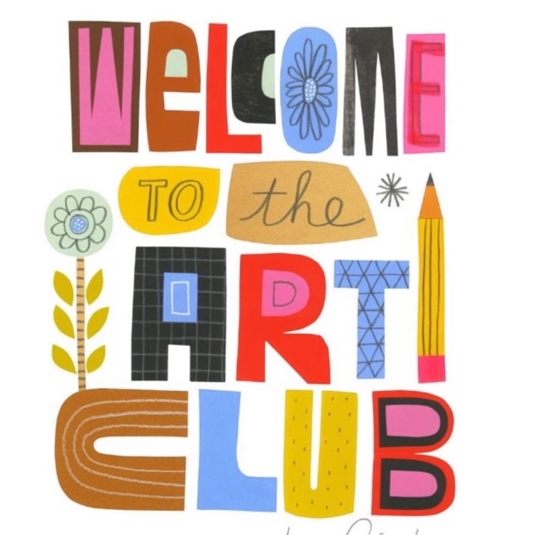 seeing kids making art makes me happy/welcome to the art club!