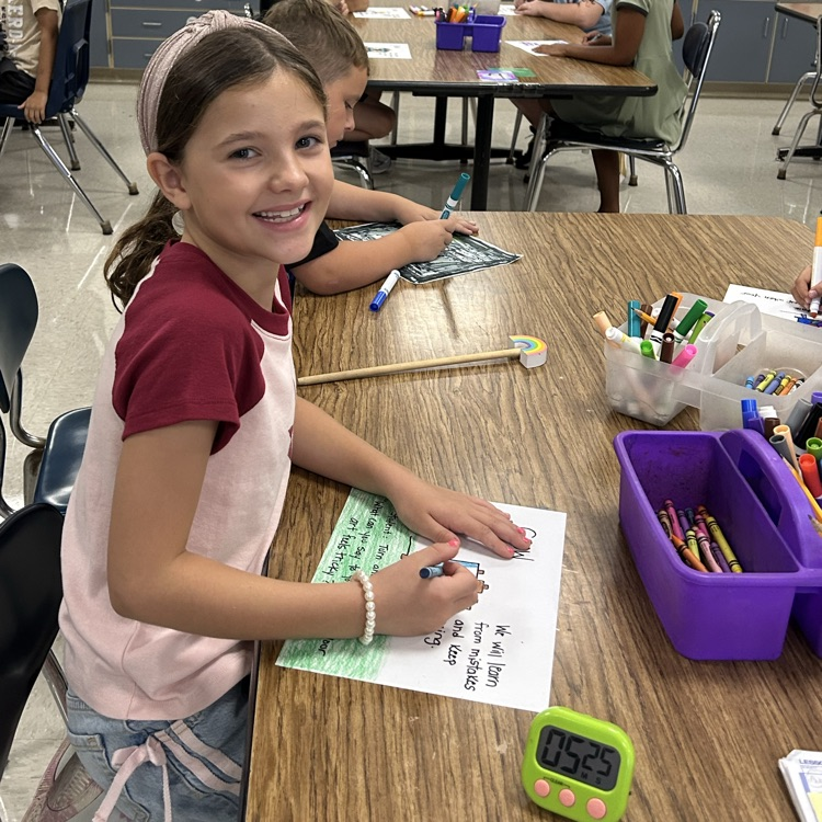 Ayla was a great time keeper!