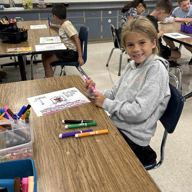 Sweet Morgan learning how to grow and be a leader!