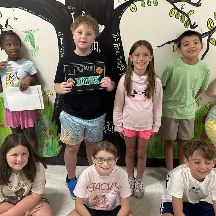 First day of art class!