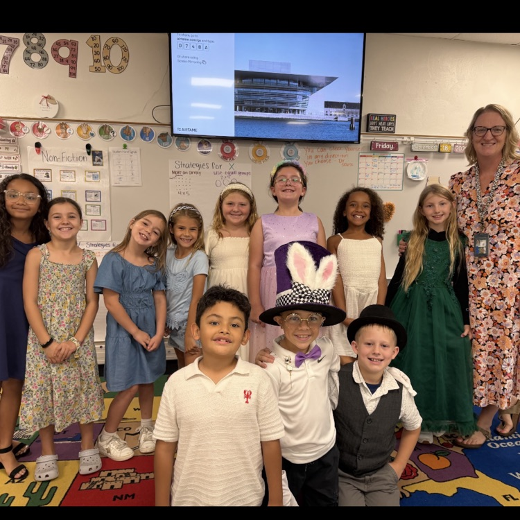 Mrs. Morey and her students!
