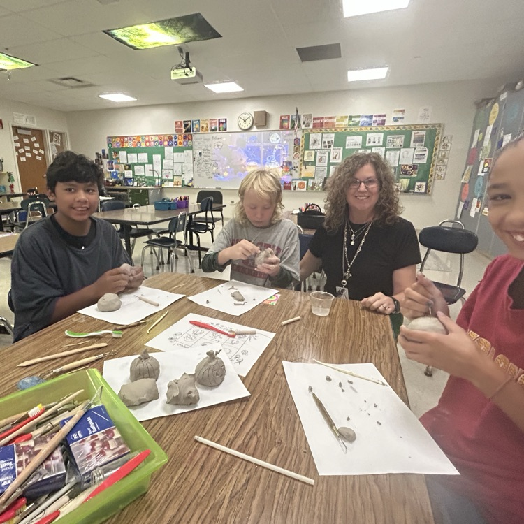love the excitement in working with clay