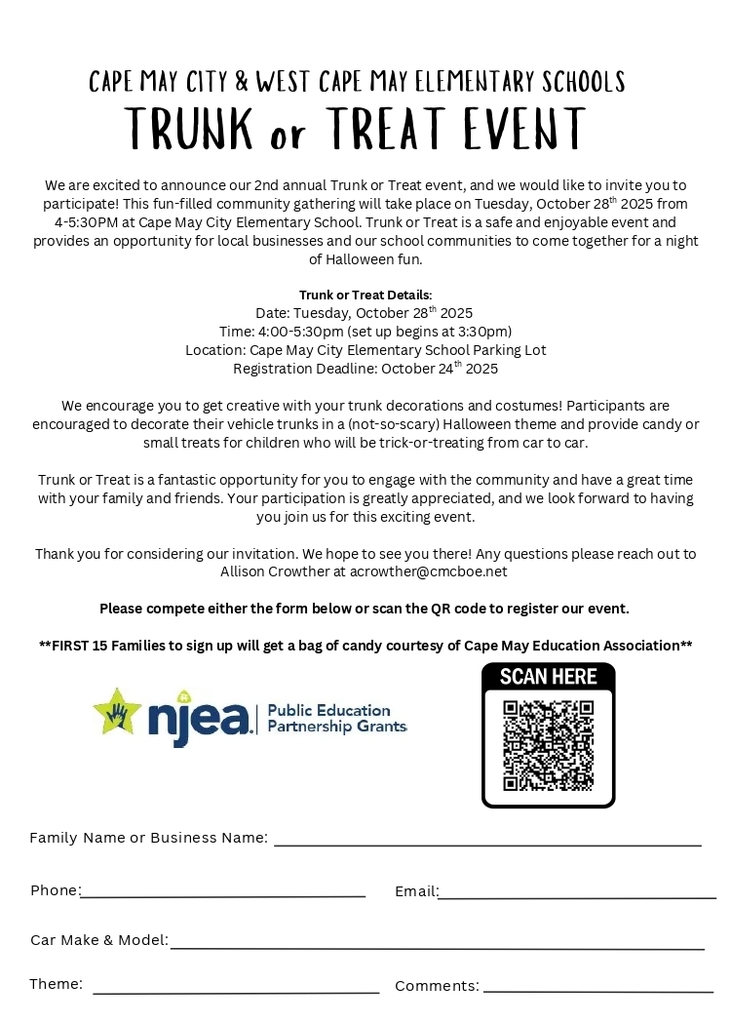 Trunk or Treat w/ CMC