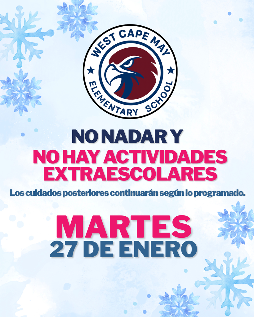 No after-school activities - 1/27 SPAN