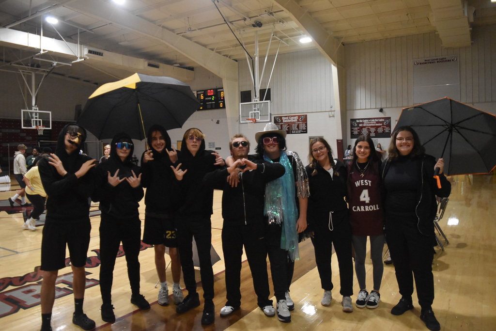 WCJHS students performing at homecoming and other festivities