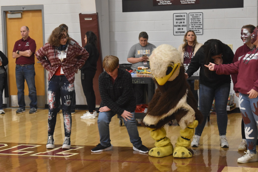 WCJHS students performing at homecoming and other festivities