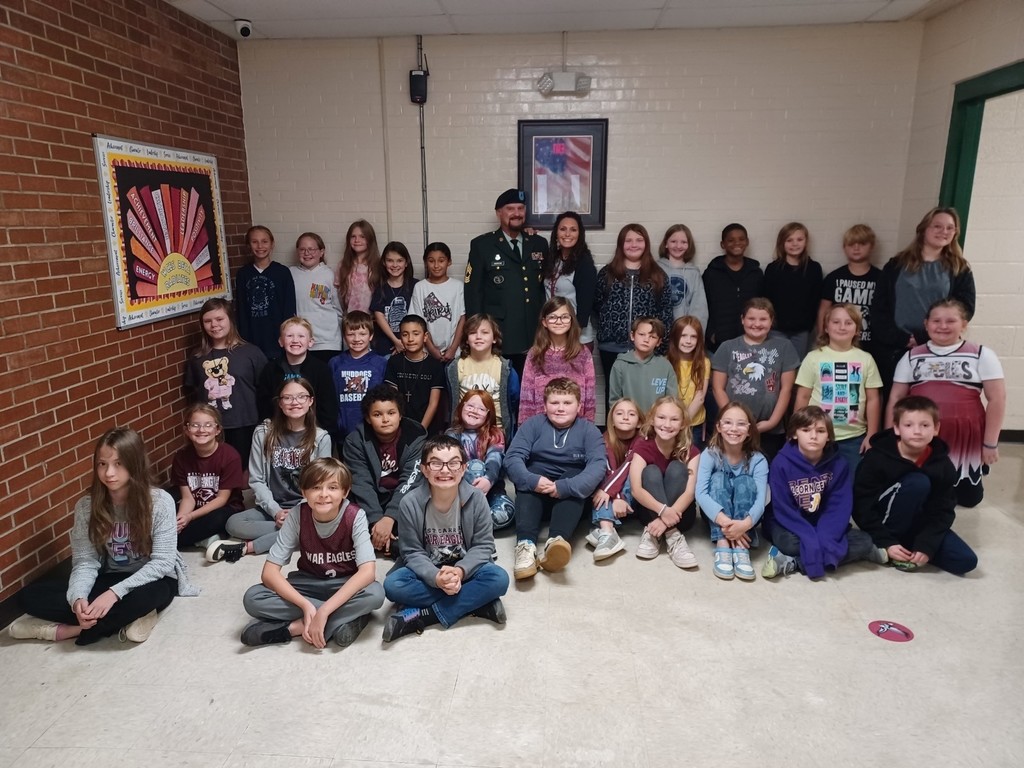 A huge thank you to the local veterans who joined West Carroll Elementary today! Our students had a valuable experience interviewing and learning about service and sacrifice in the United States Armed Forces.