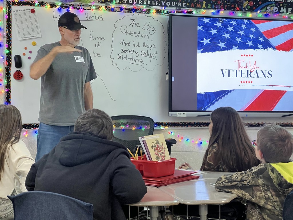 A huge thank you to the local veterans who joined West Carroll Elementary today! Our students had a valuable experience interviewing and learning about service and sacrifice in the United States Armed Forces.