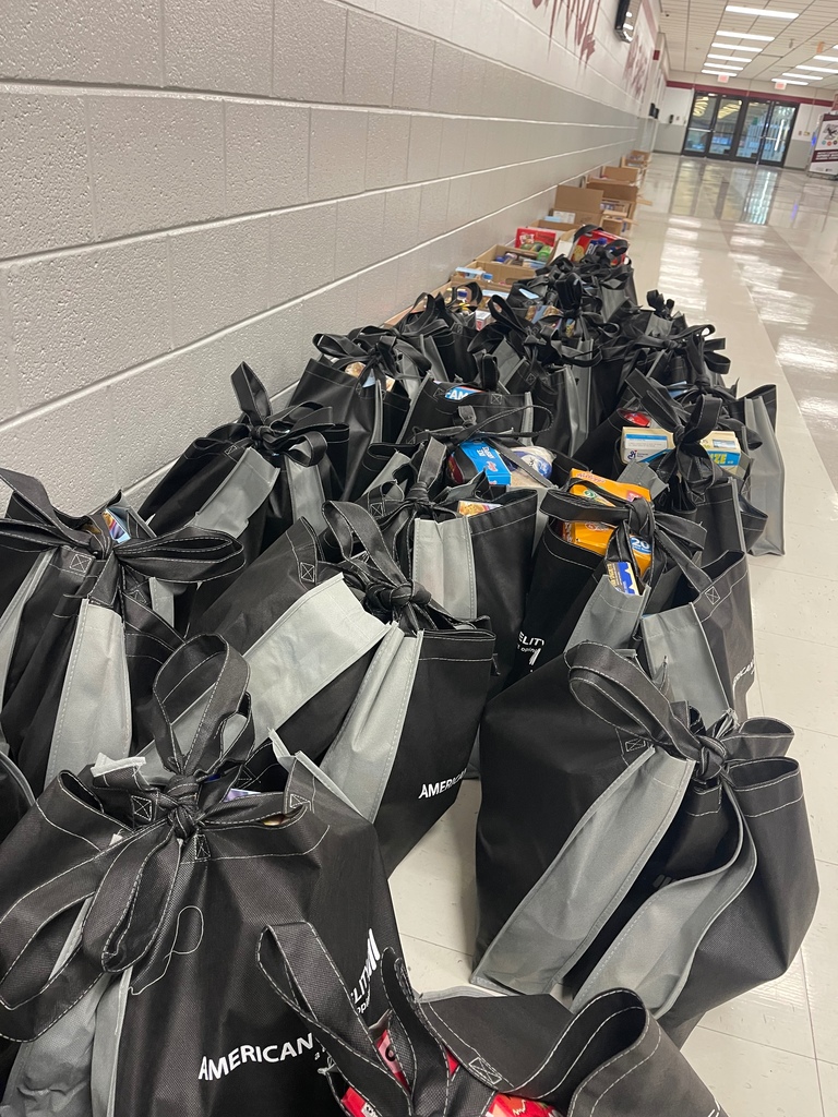 Donated non perishable food that were prepackaged and ready for families to take home.