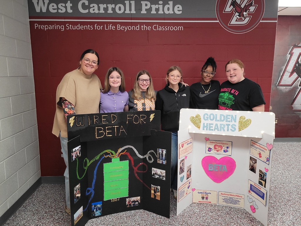 wc beta students prepping for conventin