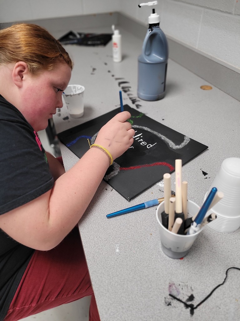 wc beta students prepping for conventin