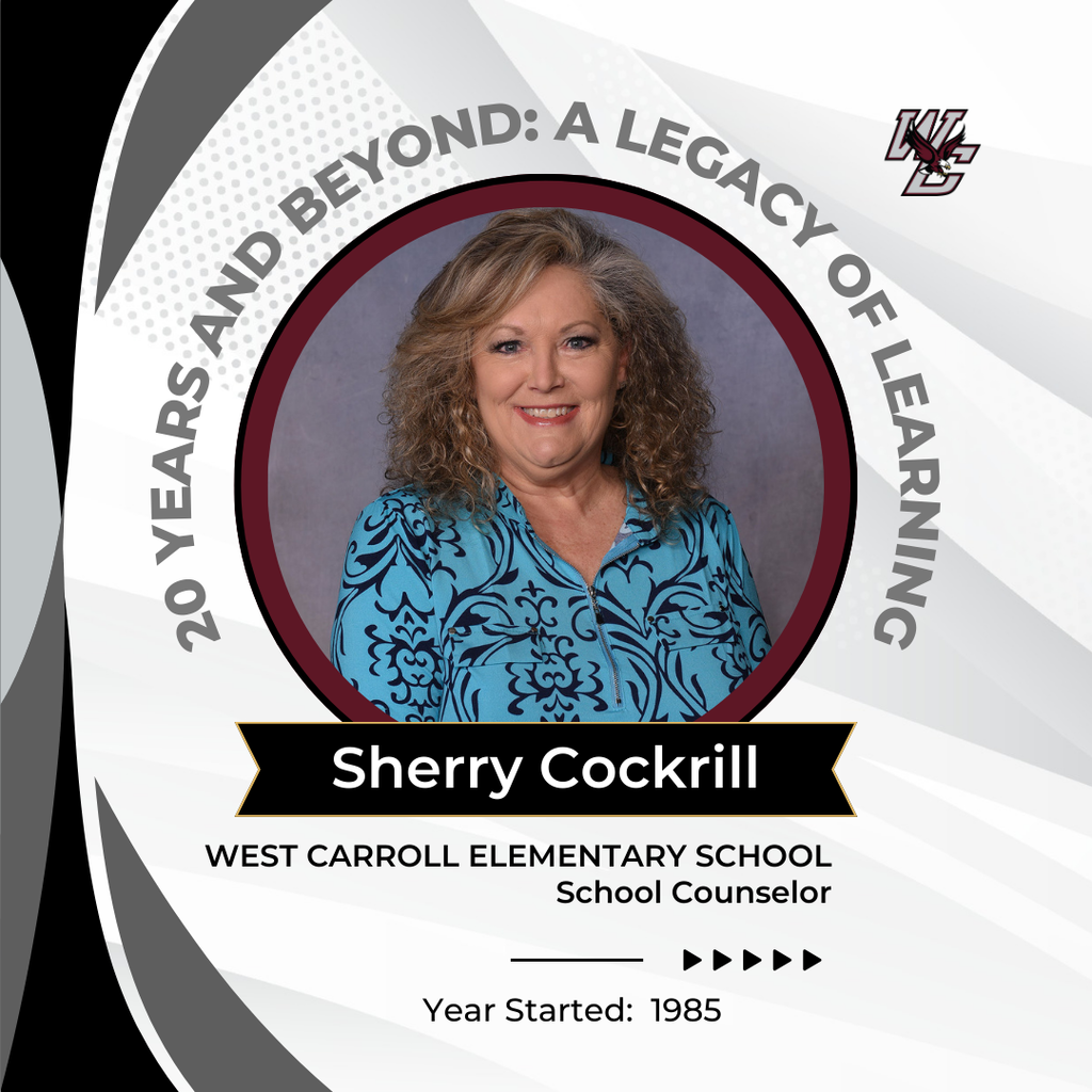 sherry cockrill graphic celebrating 40 years of service