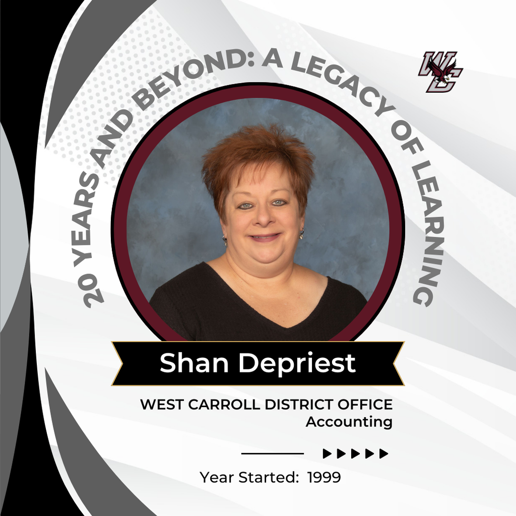 graphic celebrating shan's 20+ years of service