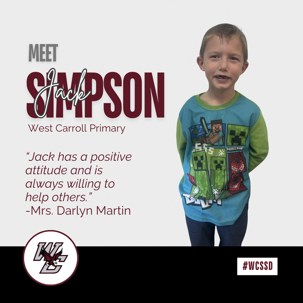 graphic celelbrating week 10 students of the week chandler rimmer jack simpson and whitley white