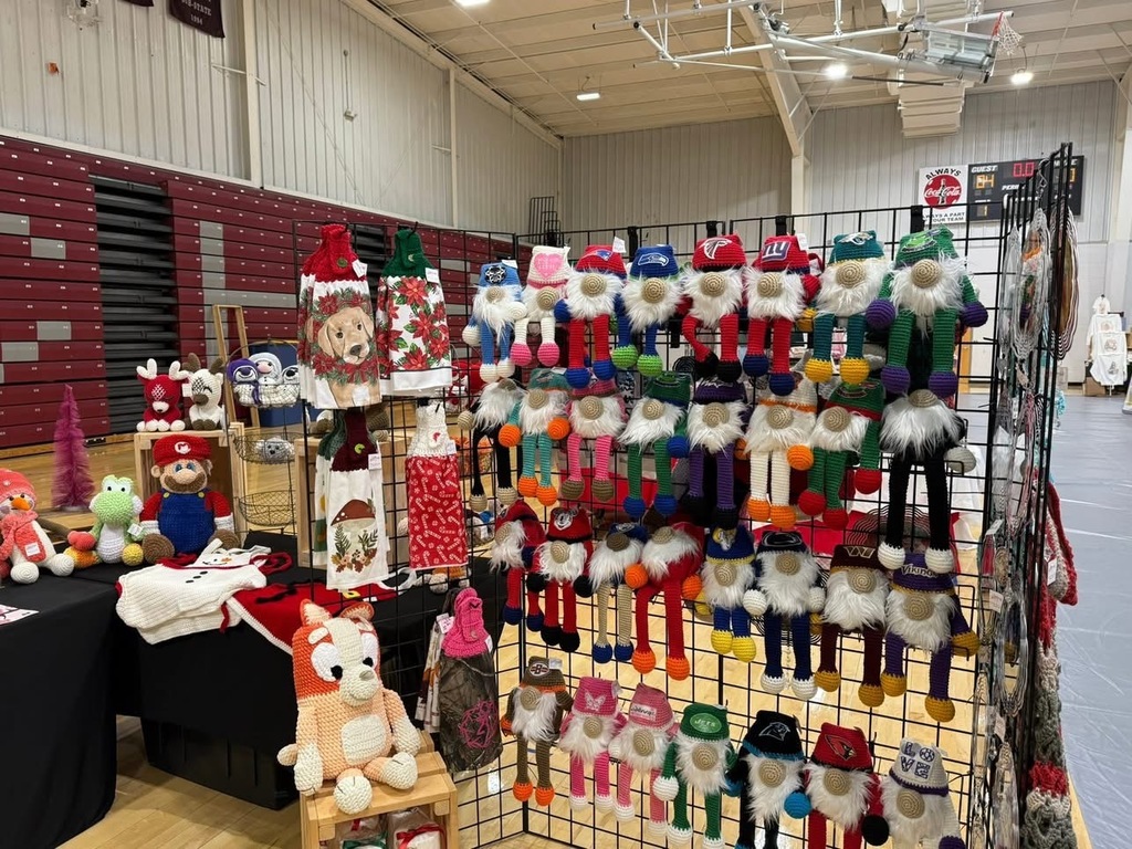 Images from various booths at the West Carroll Holiday Mart