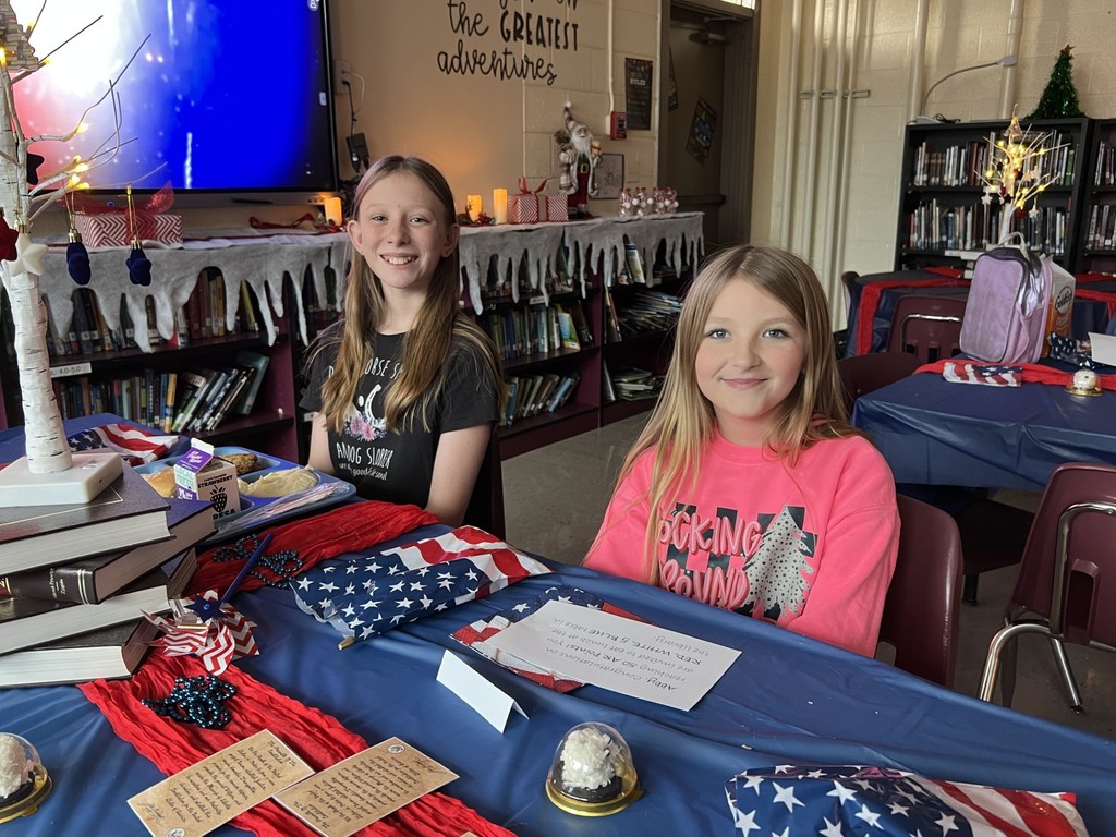WCES student celebrate the 50+ book milestone with a special themed lunch provided by Mrs Pat Hudgins